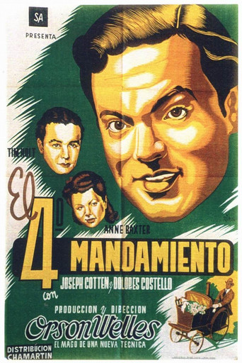 Póster de Los magníficos Ambersons