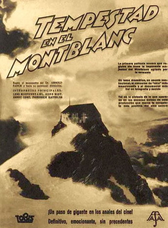 Póster de Stürme über dem Mont Blanc