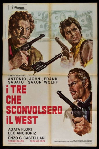 Póster de I Tre Che Sconvolsero Il West