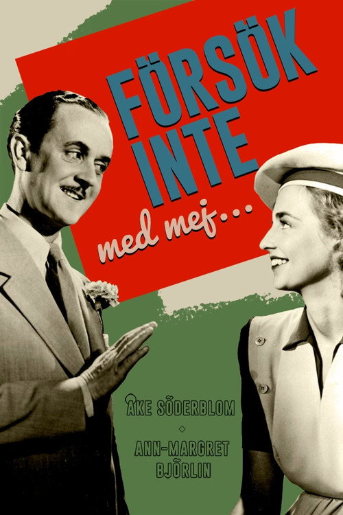 Póster de Försök inte med mej...