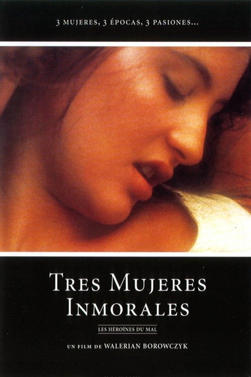Póster de Tres mujeres inmorales