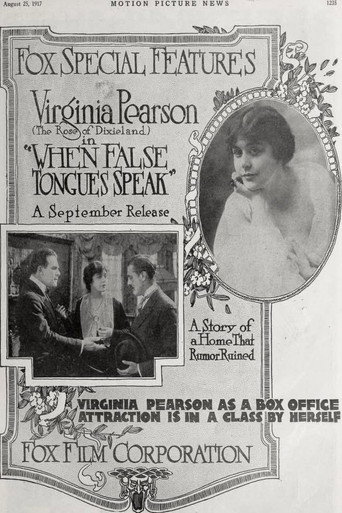 Póster de When False Tongues Speak