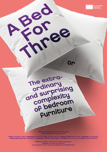 Póster de Ein Bett für Drei oder die außergewöhnliche und überraschende Komplexität von Schlafzimmermöbeln