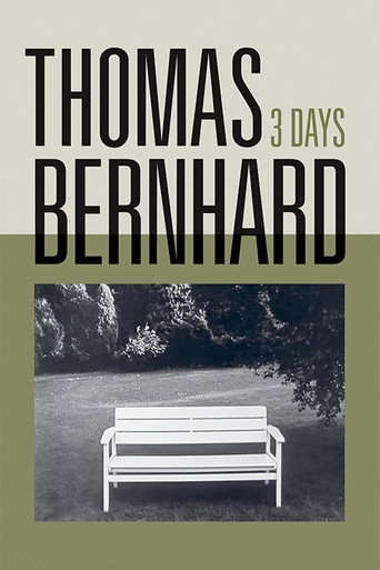Póster de Thomas Bernhard – Drei Tage