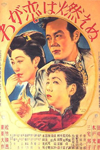 Póster de わが恋は燃えぬ