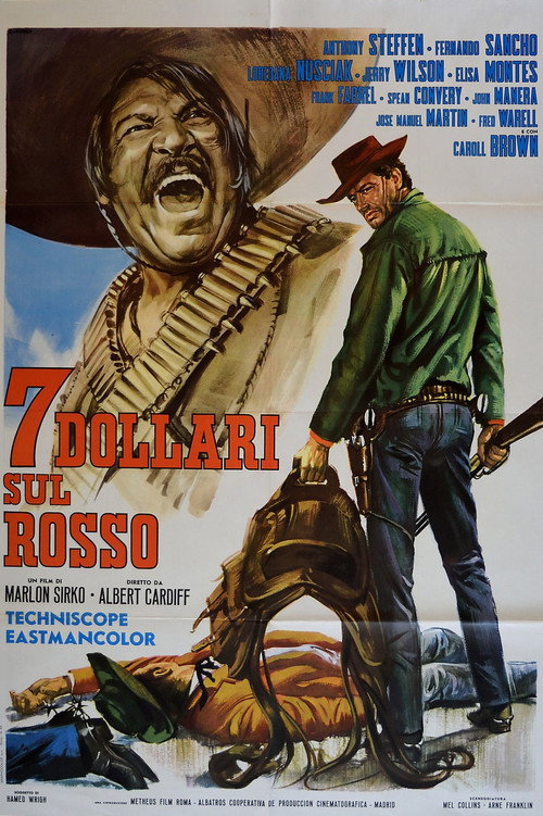 Póster de 7 dollari sul rosso