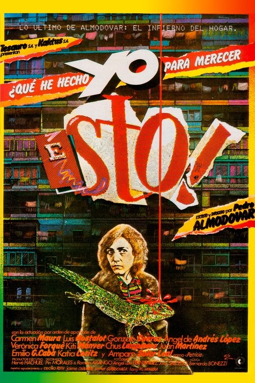 Póster de ¿Qué he hecho yo para merecer esto!