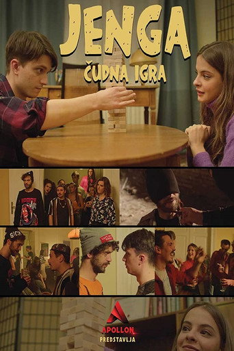 Póster de Jenga, čudna igra