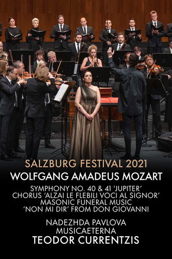 Póster de Salzburger Festspiele 2021: Teodor Currentzis und musicAeterna spielen Mozart