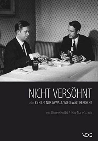 Póster de Nicht versöhnt oder Es hilft nur Gewalt, wo Gewalt herrscht