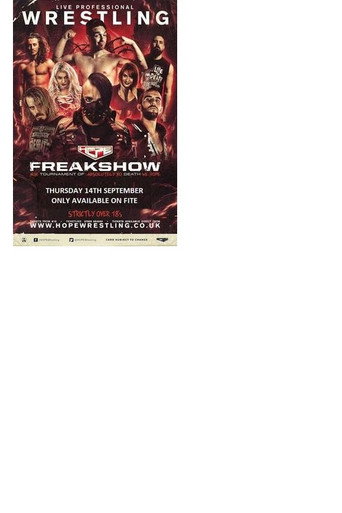 Póster de HOPE Wrestling Presents Freakshow 6