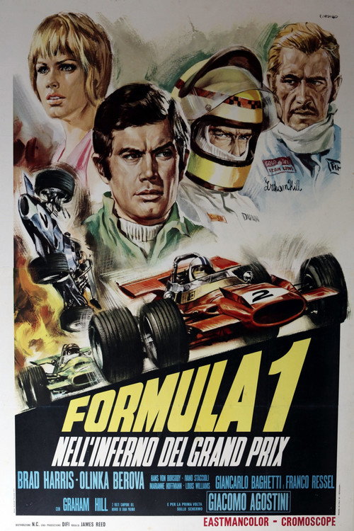 Póster de Formula 1 - Nell'Inferno del Grand Prix