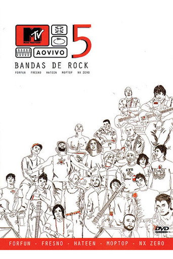 Póster de MTV Ao Vivo: 5 Bandas De Rock