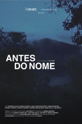 Póster de Antes do Nome
