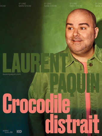 Póster de Laurent Paquin - Crocodile Distrait