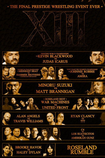 Póster de Prestiege Wrestling Roseland XIII