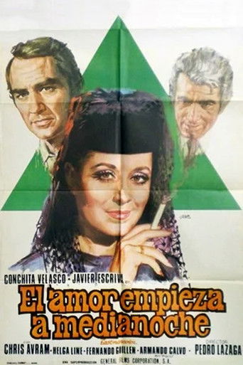 Póster de El amor empieza a medianoche