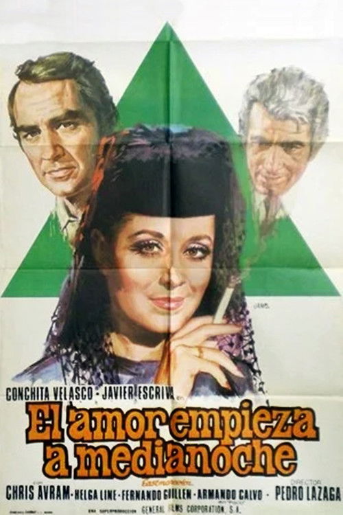 Póster de El amor empieza a medianoche