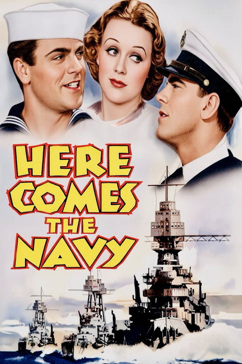 Póster de Here Comes the Navy