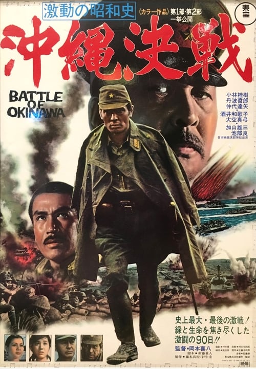 Póster de 激動の昭和史　沖縄決戦