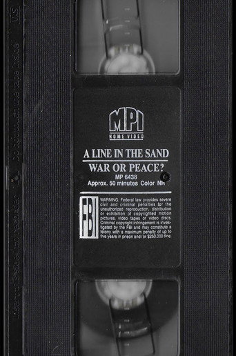 Póster de A Line In The Sand War Or Peace With Peter Jennings