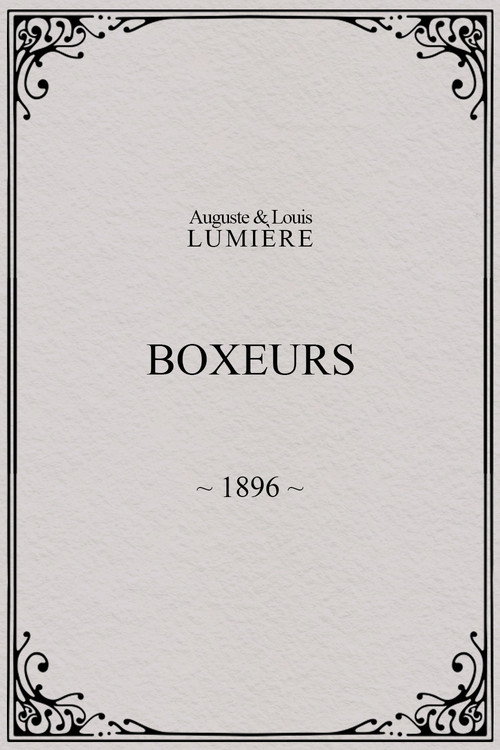 Póster de Boxeurs