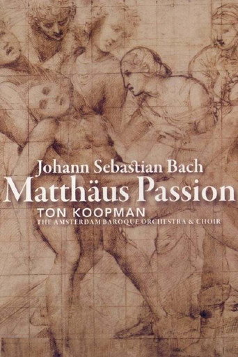 Póster de Bach: Matthäus Passion - Ton Koopman