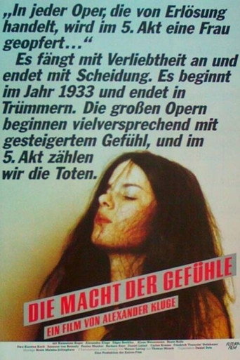 Póster de Die Macht der Gefühle
