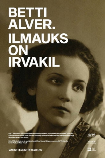 Póster de Betti Alver. Ilmauks on irvakil