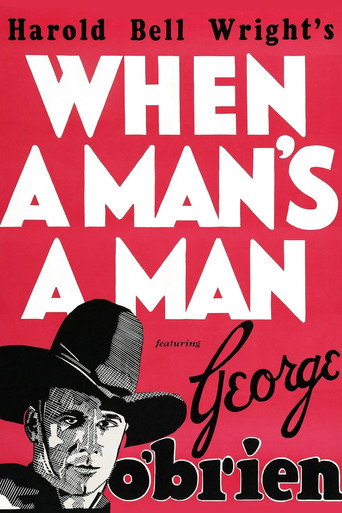 Póster de When a Man's a Man