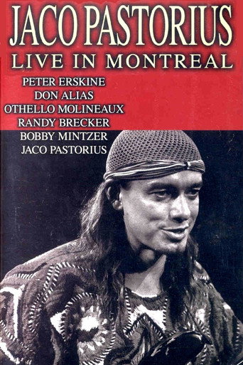 Póster de Jaco Pastorius - Live in Montreal