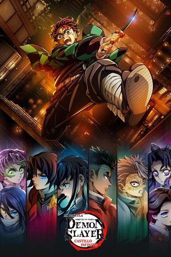 Póster de Demon Slayer: Kimetsu no Yaiba Castillo infinito