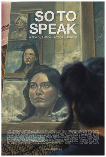 Póster de So to Speak
