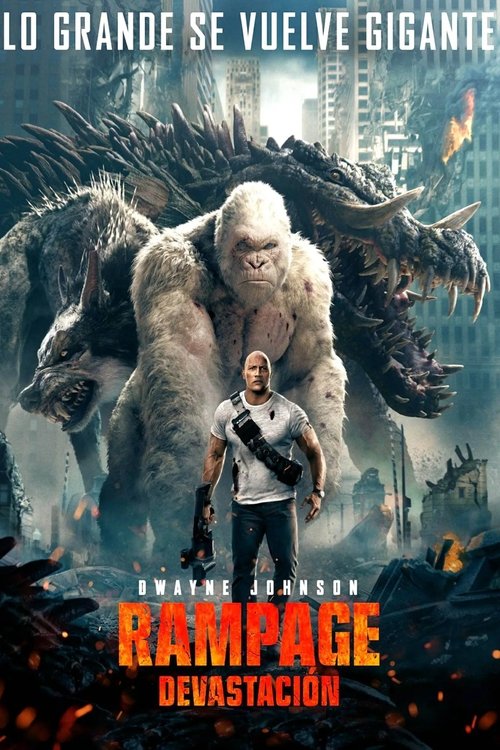 Póster de Rampage: Devastación