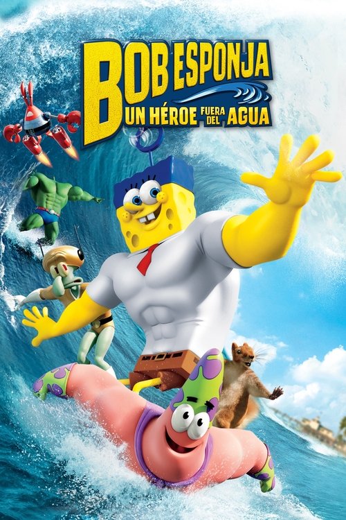 Póster de Bob Esponja: Un héroe fuera del agua