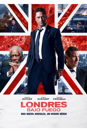 Póster de Londres Bajo Fuego