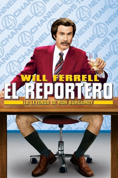 Póster de El Reportero: La Leyenda de Ron Burgundy