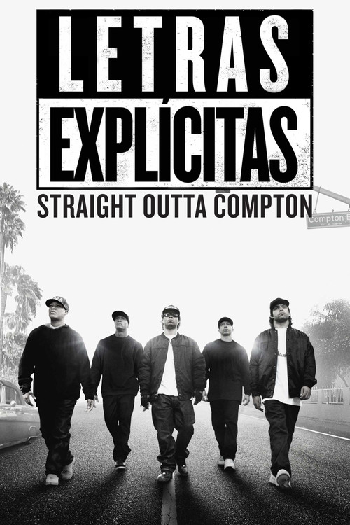 Póster de Letras Explícitas: Straight Outta Compton