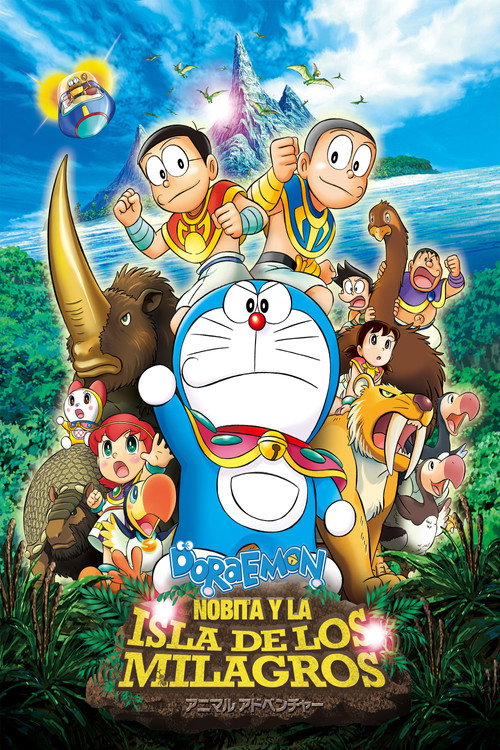 Póster de Doraemon: Nobita y la isla de los milagros