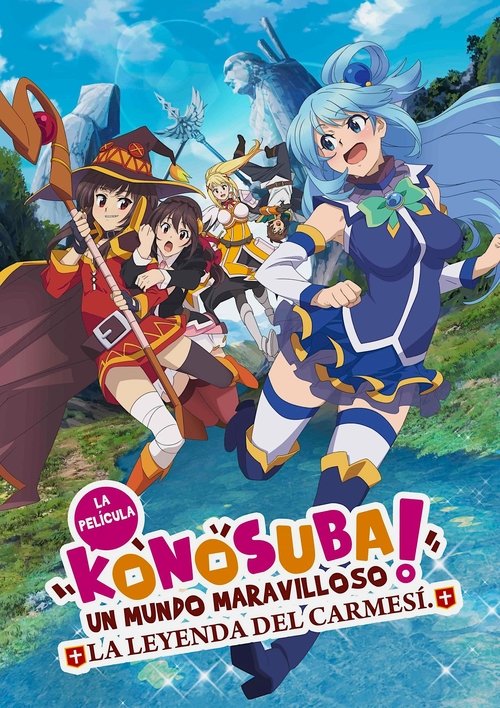 Póster de KonoSuba: La Película. La Leyenda del Carmesí