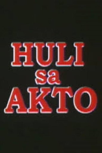 Póster de Huli sa Akto