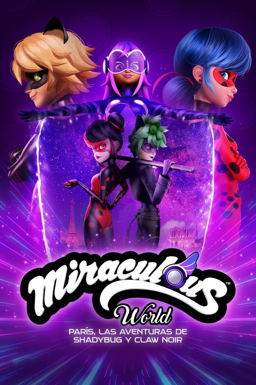 Póster de Mundo Miraculous: París, Las Aventuras de Shadybug y Claw Noir