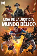 Póster de Liga de la justicia: mundo Bélico