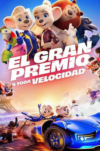 Póster de El gran premio a toda velocidad
