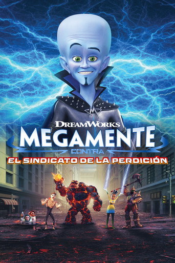 Póster de Megamente contra el sindicato de la perdición