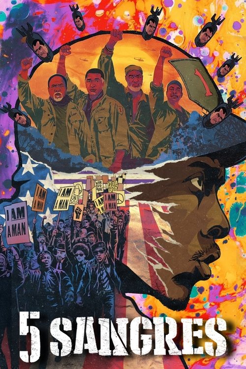 Póster de 5 Sangres
