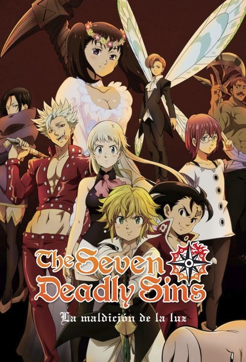Póster de The Seven Deadly Sins: La maldición de la luz