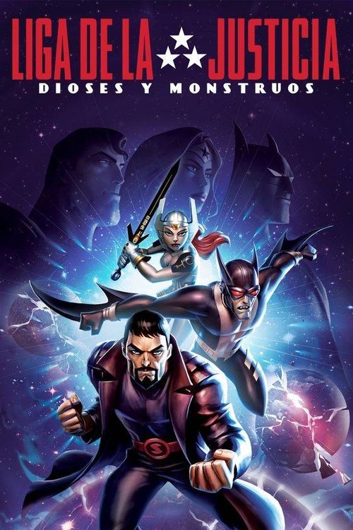 Póster de Liga de la justicia: Dioses y monstruos