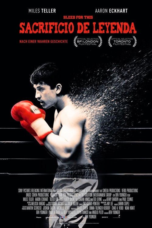 Póster de La inspiradora historia de Vinny Pazienza