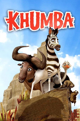 Póster de Khumba - La Cebra Sin Rayas